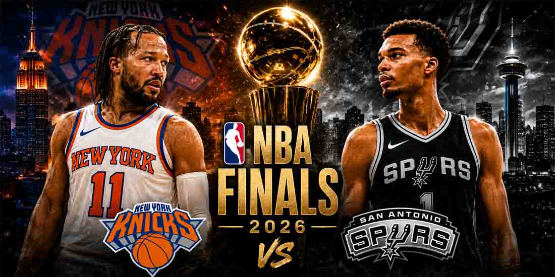 Knicks vs. Spurs, NBA Finals poster